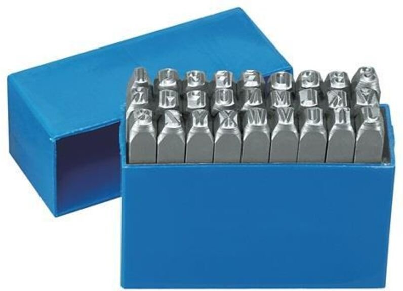2201-6 Schlagbuchstaben 27-teilig