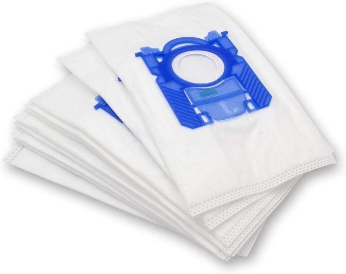 10x Staubsaugerbeutel kompatibel mit Miostar 8910 Staubsauger - Mikrovlies, 28,5cm x 16.5cm, Weiß - Vhbw