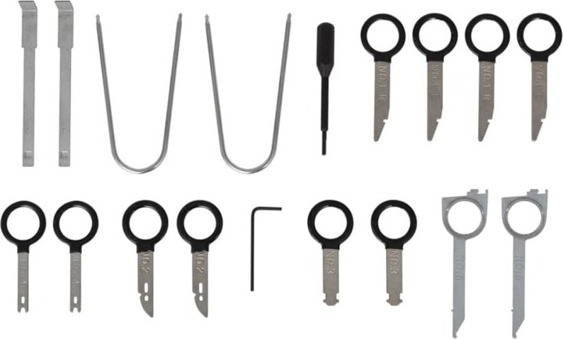 Thumbnail - Autoradio-Ausbauwerkzeug-Set Vidaxl