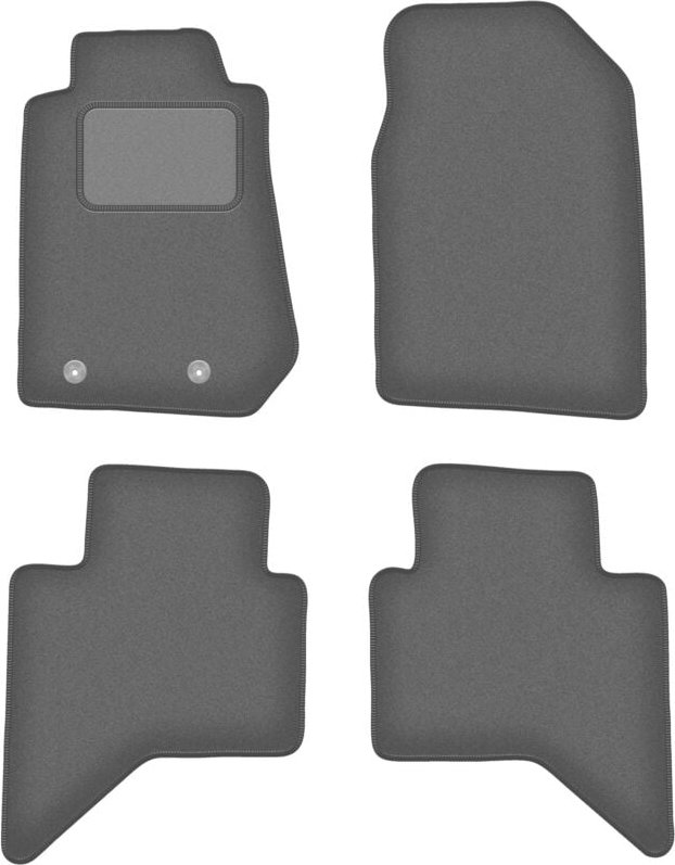 Graphit-Fußmatten für: Isuzu D-MAX II Pickup (2011-)