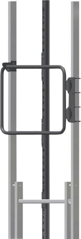 Zarges Sicherungsschranke in Bügelform mit integrierter Steigschutzschiene Stahl verzinkt