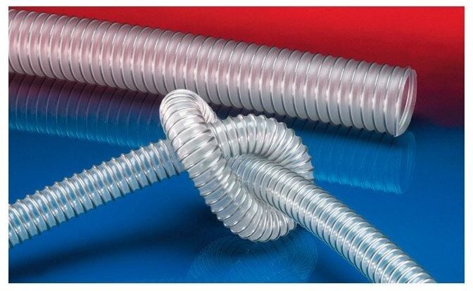 Absaug- und Förderschlauch airduc® pur-inox 351 food-as Innen-Ø 40 mm Außen-Ø 48,00 mm ( 4502401002 ) - Norres