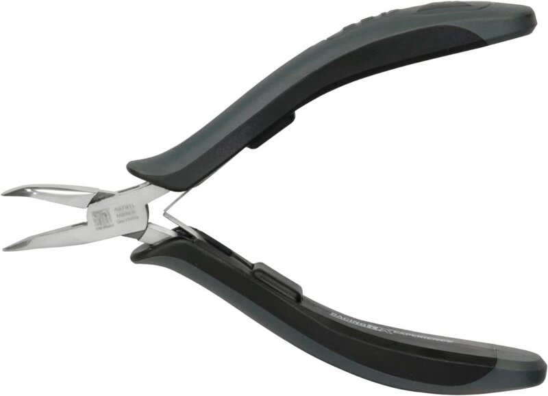 SW-Stahl 40791L Elektronik Spitzzange 130 mm, gebogen RaceRX