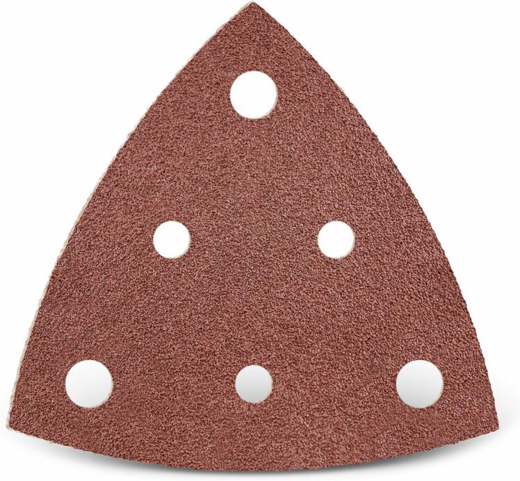 Red Klett-Schleifblätter, 82 mm, 6-Loch, f. Deltaschleifer, Normalkorund (50 Stk.) K150 - Menzer