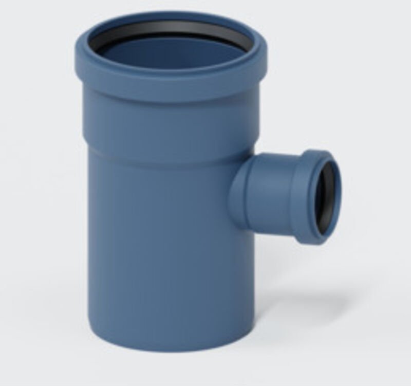 POLO-KAL NG Abflussrohr-Abzweig 87,5° mit Muffen - schalldämmend - DN 110 / 50
