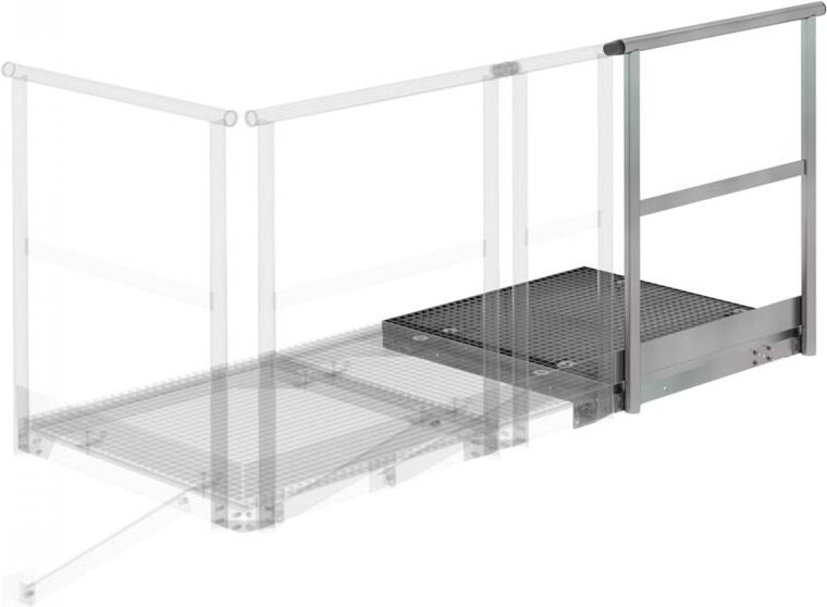 Erweiterungspodest 1.000 x 1.000 mm - 060951 - Günzburger Steigtechnik