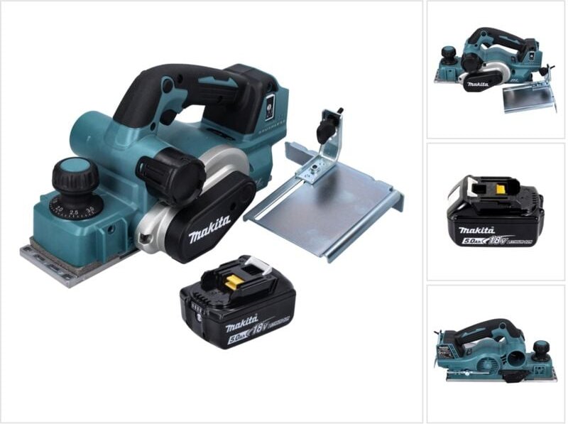 Thumbnail - Makita DKP 181 T1 Akku Hobel Falzhobel 82 mm 18 V Brushless + 1x Akku 5,0 Ah - ohne Ladegerät