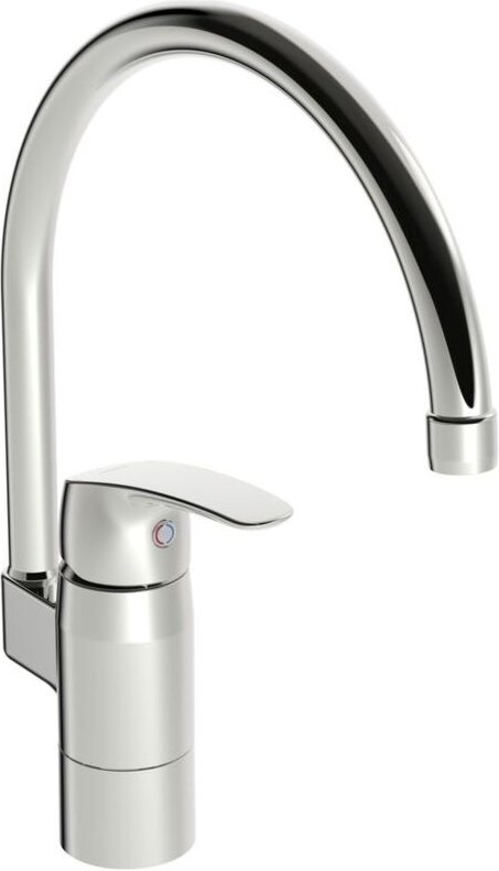 Hansa Pinto Einhebelmischer Küchenarmatur, Niederdruck 4530 230/5V Ausladung 178mm Chrom