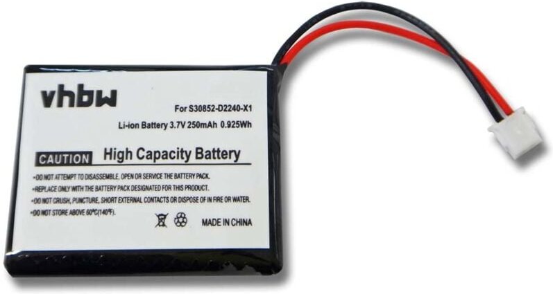 Thumbnail - Vhbw - Akku Ersatz für Siemens S30852-D2240-X1, V30145-K1310-X448 für schnurlos Festnetz Telefon (250mAh, 3,7V, Li-Ion)