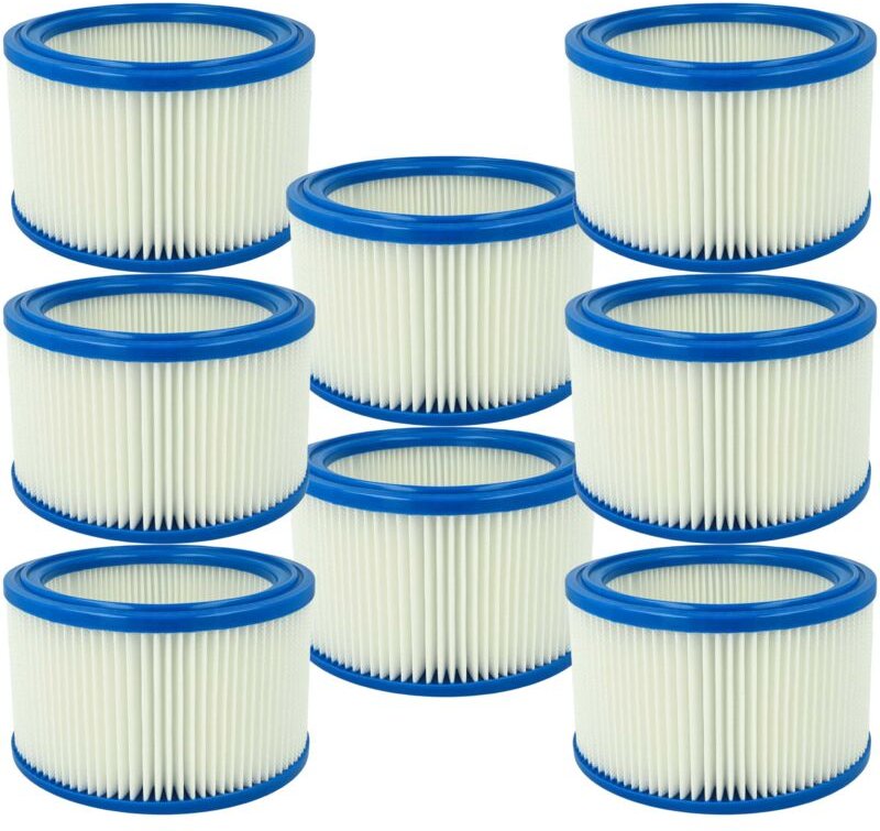 vhbw 8x Filterelement Ersatz für Makita W29747 für Nass-/Trockensauger - Feinstaubfilter