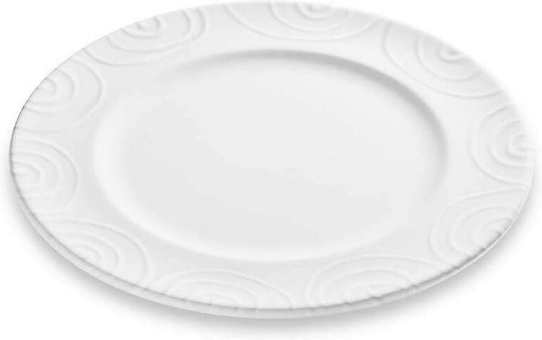 Gmundner Keramik - Weißgeflammt Speiseteller Gourmet (ø 27cm)