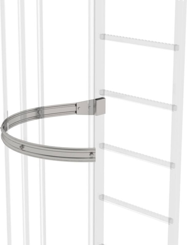 Rückenschutzbügel seitlicher Ausstieg Edelstahl - 068237 - Günzburger Steigtechnik