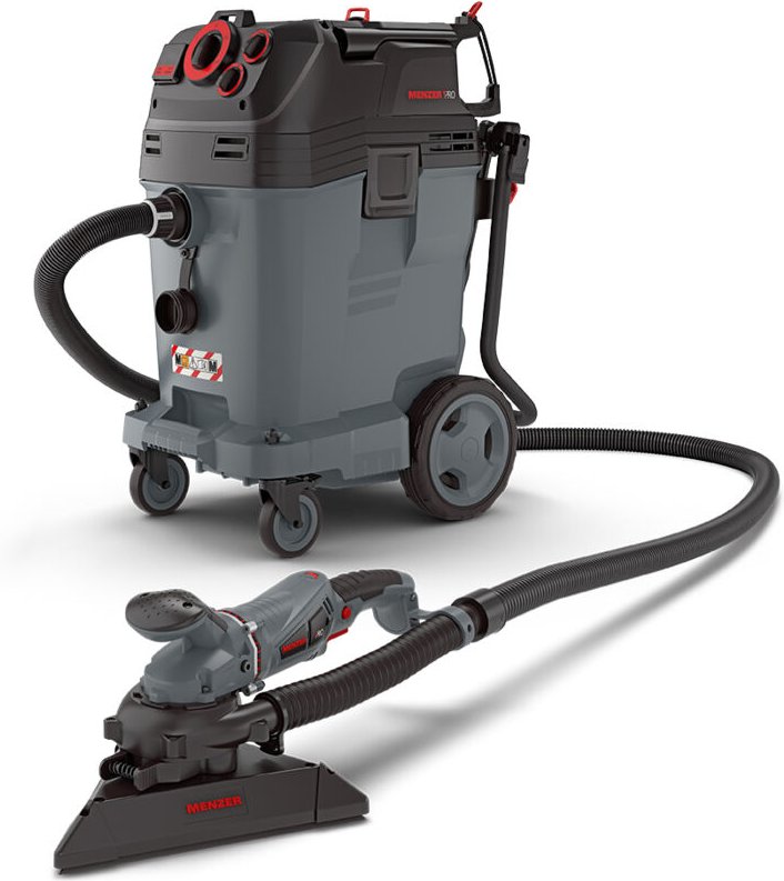 Trockenbau Schleifsystem Dustfree mit tsw 225 pro + vcm 550 pro - Menzer