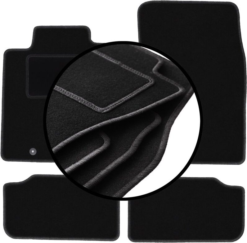 Komplettset Veloursmatten für: Hyundai Genesis G80 Limousine (2013-)
