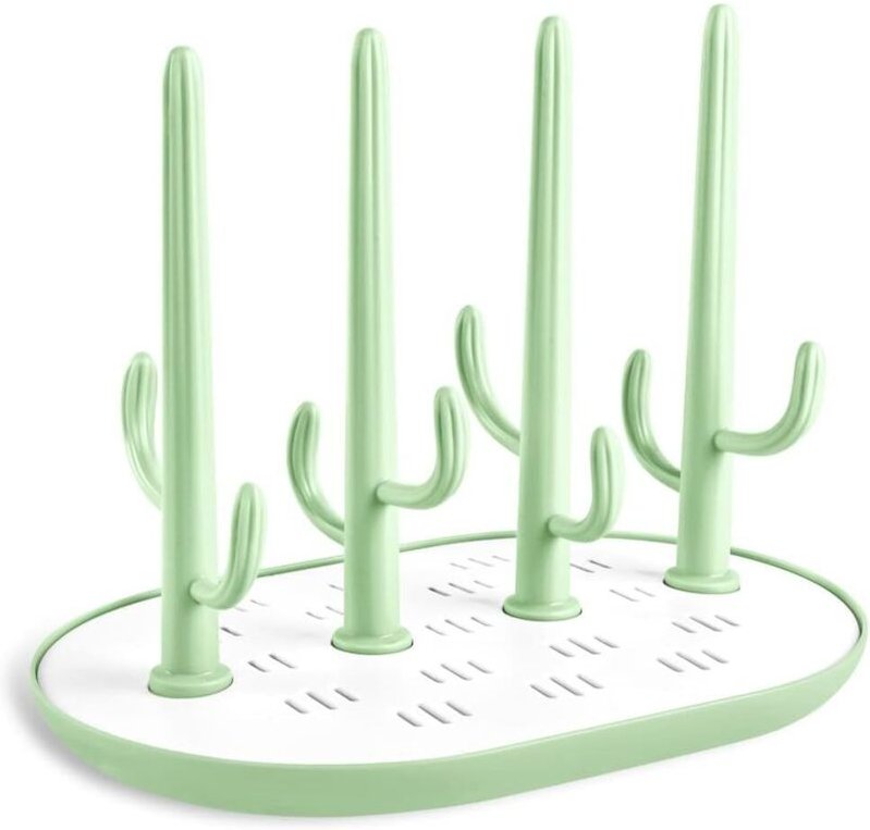 Babyflaschentrockner, Flaschentrockner, Baumflaschentrockner mit abnehmbarer Wasserschale für Babyflasche, Besteck, Saug...