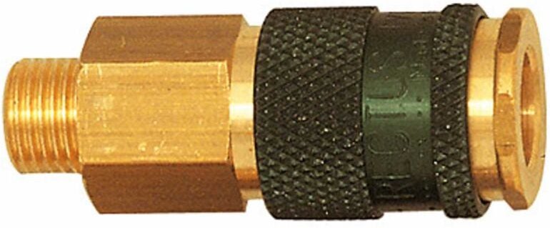 Riegler Unverwechselbare Schnellverschlusskupplung NW 7,8, G 1/4 AG, rot