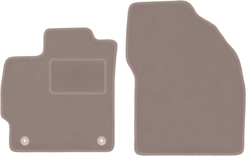 Beige Vordermatten für: Toyota Prius III XW30 Fließheck (2011-2015)