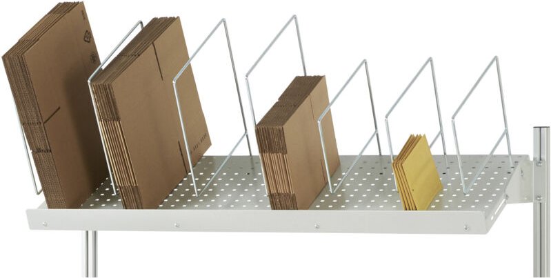 Kartonagenmagazin, B1500(1415)xT650xH500mm, RAL7035 - RAU