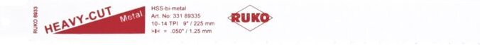 RUKO 5x Säbelsägeblatt 8933 HSS geschränkt gefräst - 33189335