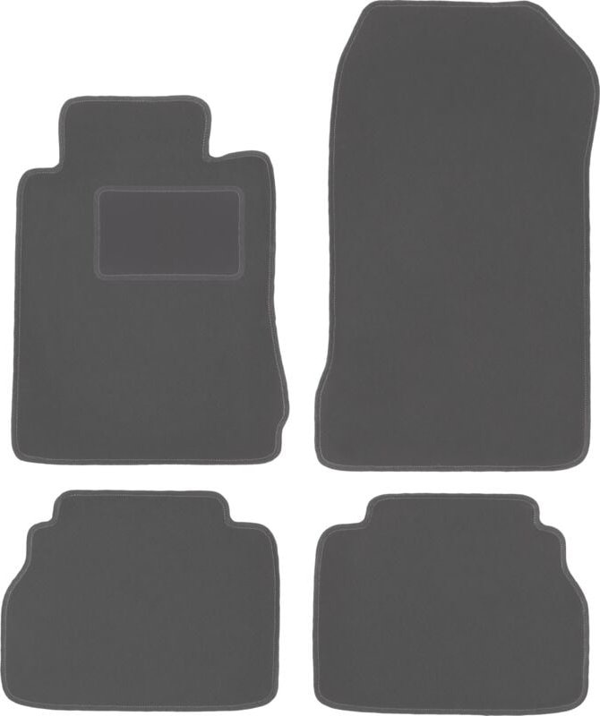 Graphit-Fußmatten für: Mercedes E W210 Limousine, Kombi (1995-2003)