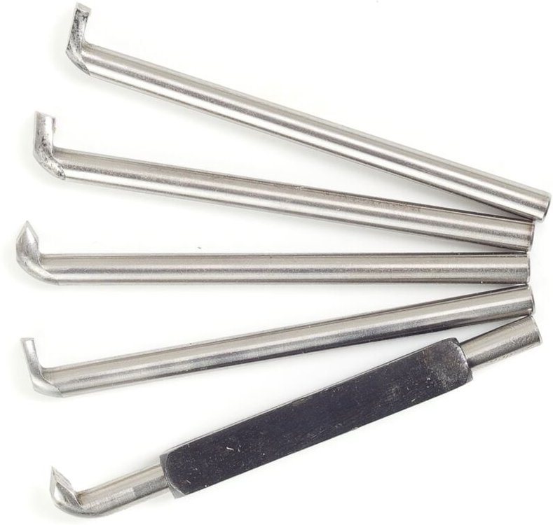 Proxxon - HSS-Drehstahlsatz für Innengewinde, Frei- und Einstiche (6-teilig) - 24520