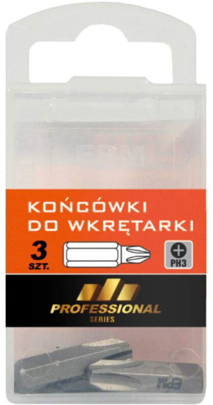 Schraubendreher-Bit 25 Mm 3 Stk. Ph3 - E-400-0373