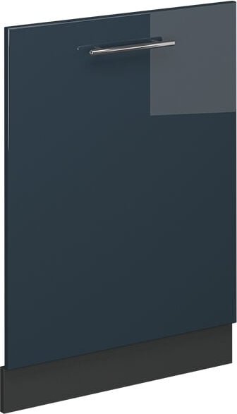 Geschirrspülblende Fame-Line, Dunkelblau Hochglanz, 60 cm ohne Arbeitsplatte, Vicco