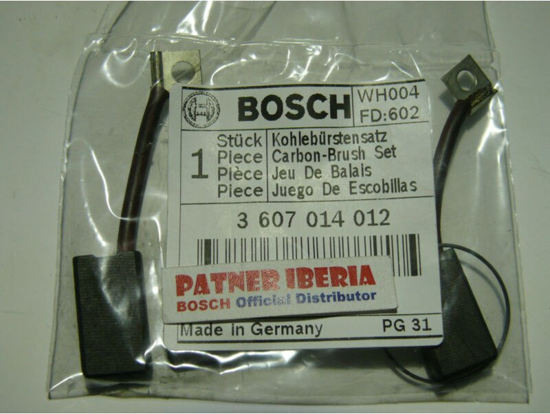 Original Ersatzteil Bosch 3607014012 Kohlebürsten-Satz