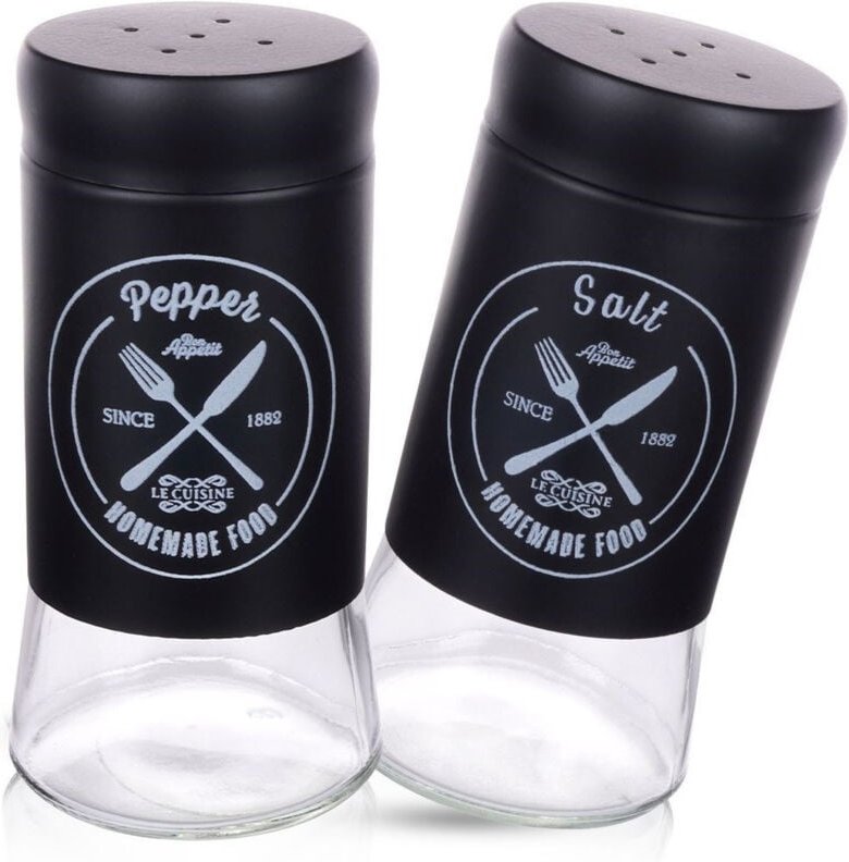 Salz- und Pfefferset Salzstreuer Glas Pfefferstreuer Gewürzglas Behälter