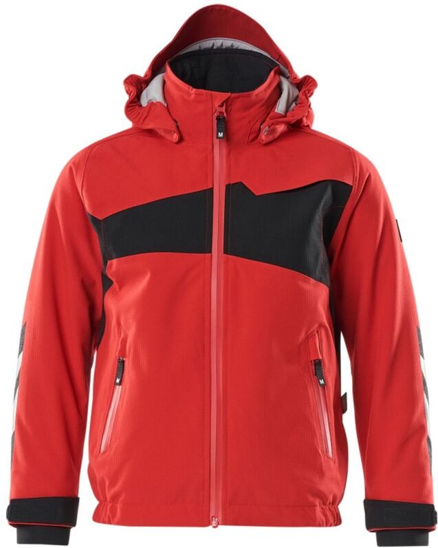 Accelerate Winterjacke für Kinder mit cli Futter, atmungsaktiv, wind- und wasserabweisend Gr. 116 verkehrsrot/schwarz - ...