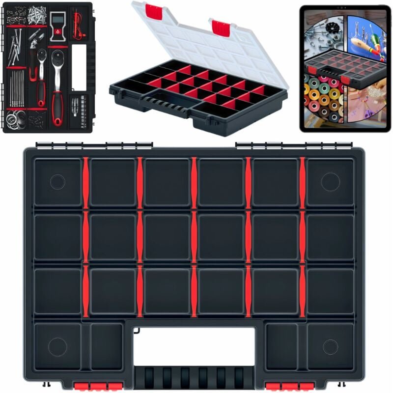 Kistenberg Werkzeug-Organizer NORS 35 Kleinteilemagazin 344 x 249 x 50 mm