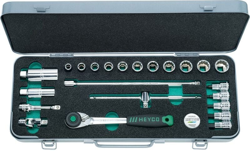 44-80-M Steckschlüssel-Garnitur, 3/8', 23-tlg.