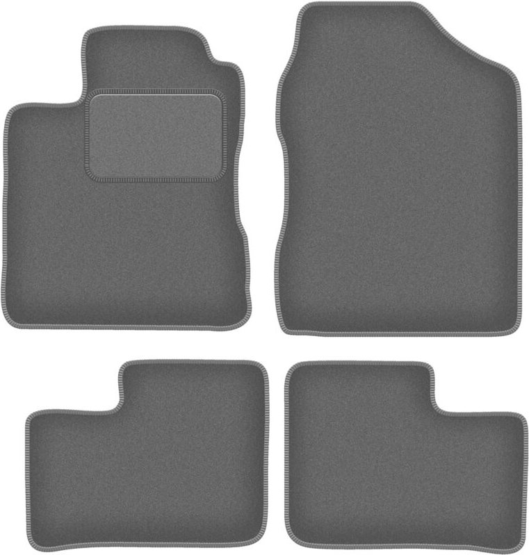 Graphit-Fußmatten für: Daihatsu Cuore VI Schrägheck (2003-2007)