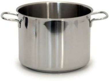 Realterm Edelstahltopf D.28 cm mit 2 Gnalì-Griffen.