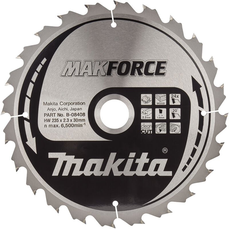 Thumbnail - Kreissägeblatt, makforce 235 x 30 mm • 24 Zähne - Makita