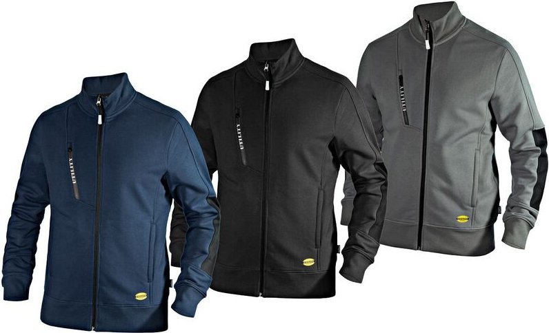 Thumbnail - Utility Sweatshirt fz Litework Arbeitssweatshirt - m - Schwarze - Diadora