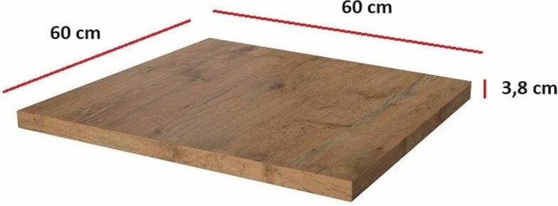 Küchen Preisbombe - Arbeitsplatte 60 cm 38 mm Küchenzeile Küchenblock Eiche Lancelot Küche Vigo