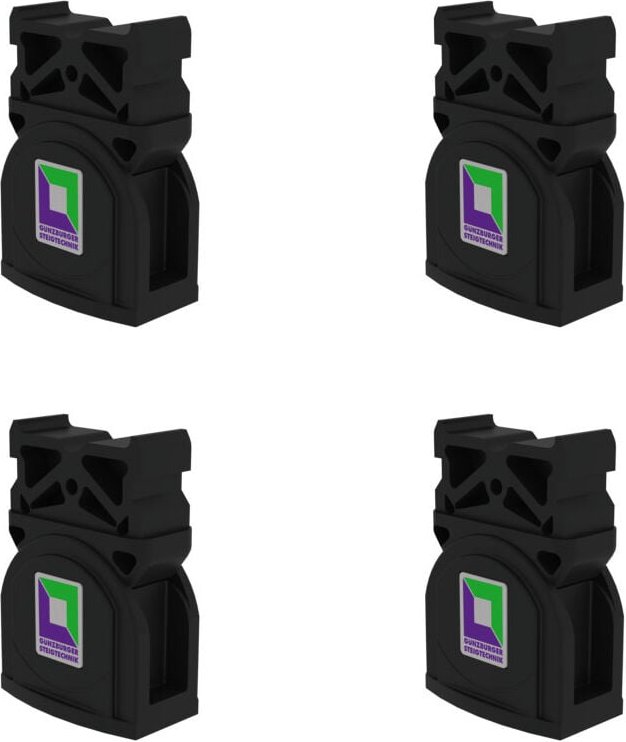 Günzburger Steigtechnik 4x nivello-Innenschuh Baujahr 2005 - 2018 58 x 25 mm - 019201