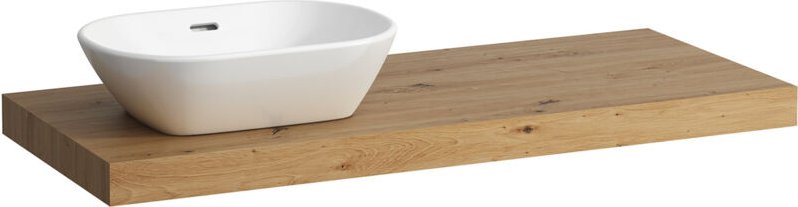 Lani Waschtischplatte, Ausschnitt links, 1185x495x65mm, - Laufen