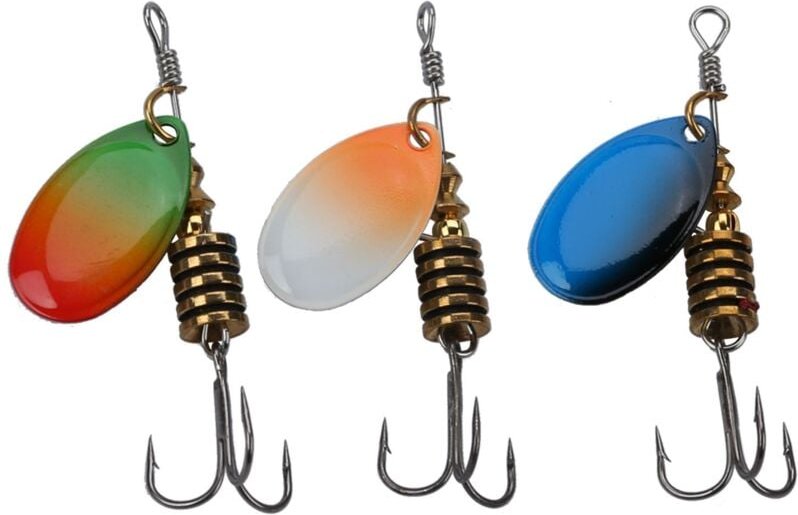 Spinner Sortiment i 5g Forelle-Barsch 3 Stück/Forelle-Barsch/5g Keine Angabe - Paladin