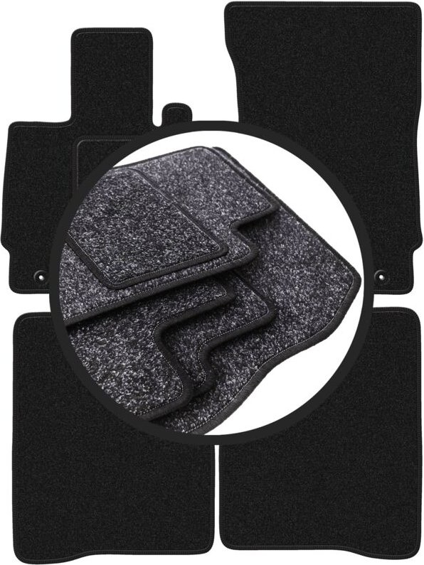 ANTHRA Autofußmatten für: Mercedes W221 S-Klasse Limousine lang (2005-2013)