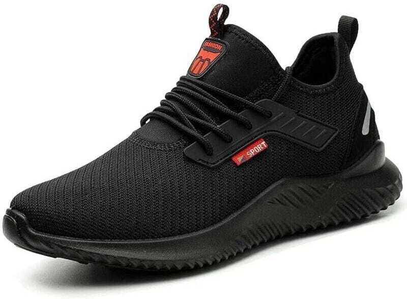 Thumbnail - Sicherheitsschuhe für Herren und Damen, leichte Sicherheits-Turnschuhe, Arbeitsschuh, Stahlkappe, rutschfester Bauschuh,...