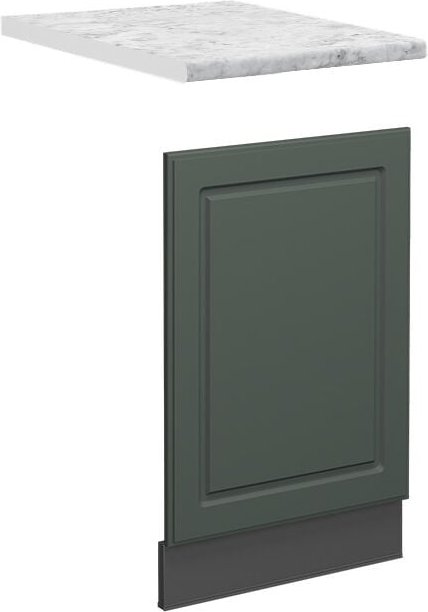 Vicco - Frontblende Fame-Line, Grün-Gold Landhaus, 45 cm , ap Marmor