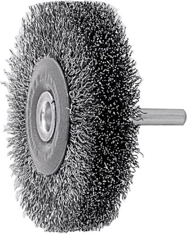 Thumbnail - Lessmann ® - Lessmann Schaft-Rundbürste Stahldraht 0,30 mm, Bürsten-⌀xBesatzbreite: 40X10 mm