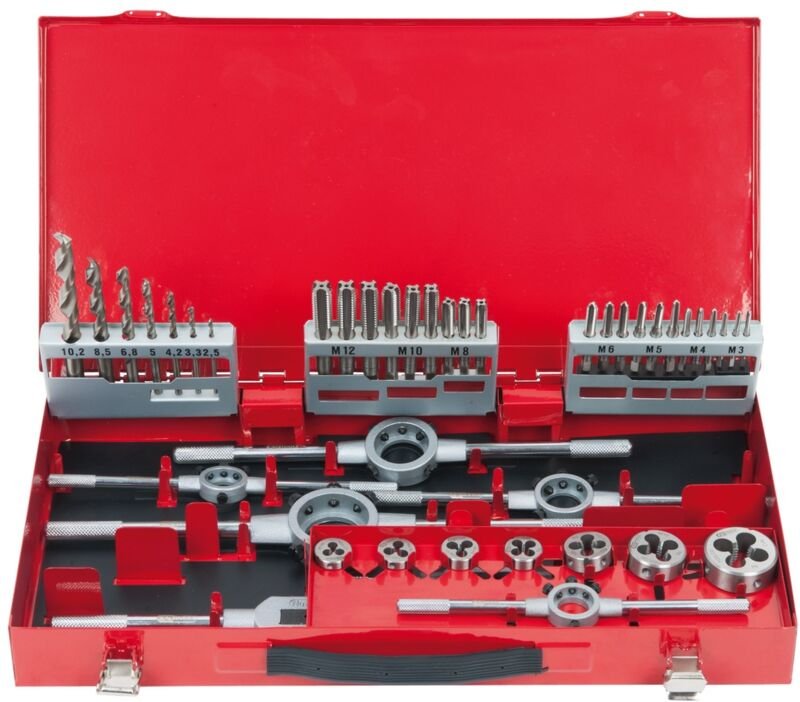 Ks Tools hss Co Gewindeschneidwerkzeug-Satz, 44-tlg.