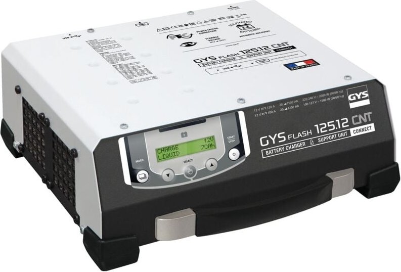 Elmag - Automatisches Ladegerät 12 v., gysflash 125.12 cnt fv (028883)