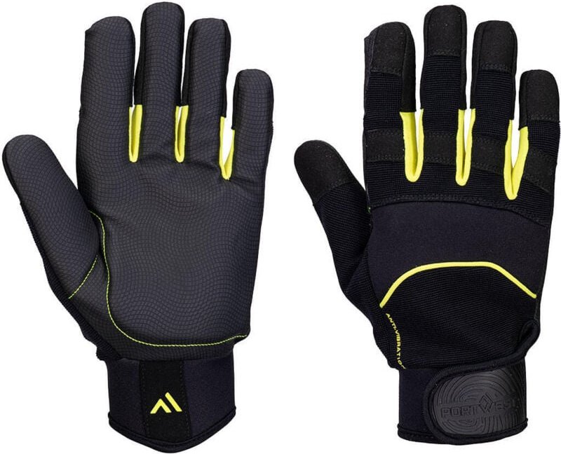 Thumbnail - Anti-Vibrations-Handschuh Schwarz M - Größe 8