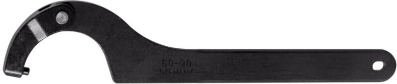 Gelenk-Hakenschlüssel mit Zapfen 60-90x6 mm