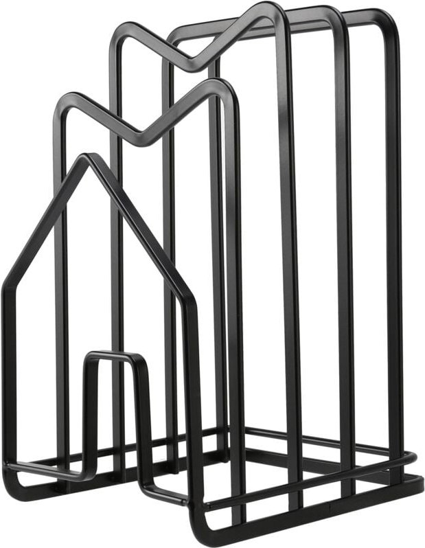 Thumbnail - Schneide Brett Organizer Stand Halter Rack KüChe Arbeits Platte TöPfe Pfanne Deckel Flach Stahl
