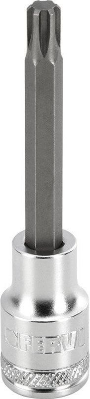 Steckschlussel mit langem Rippeneinsatz M13 1/2 Fervi bn433l013a